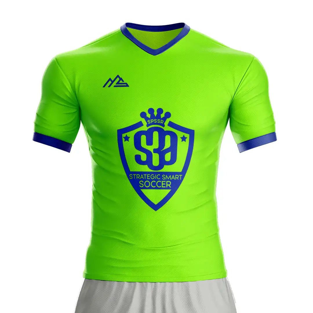 GJT - FRONT_1 S3A GREEN TRAINING JERSEY - Image 1