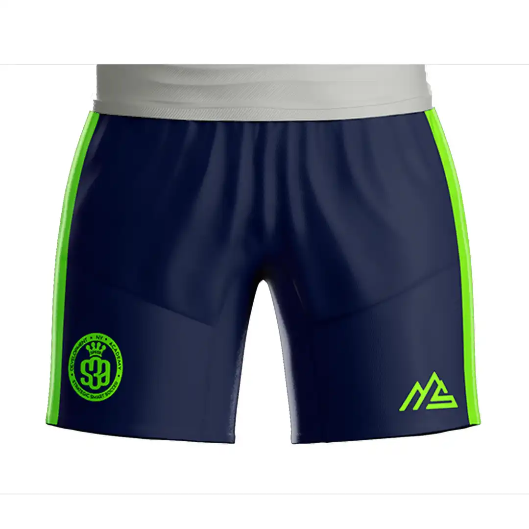 SHRT - FRONT_1 S3A BLUE TRAINING SHORT - Image 1